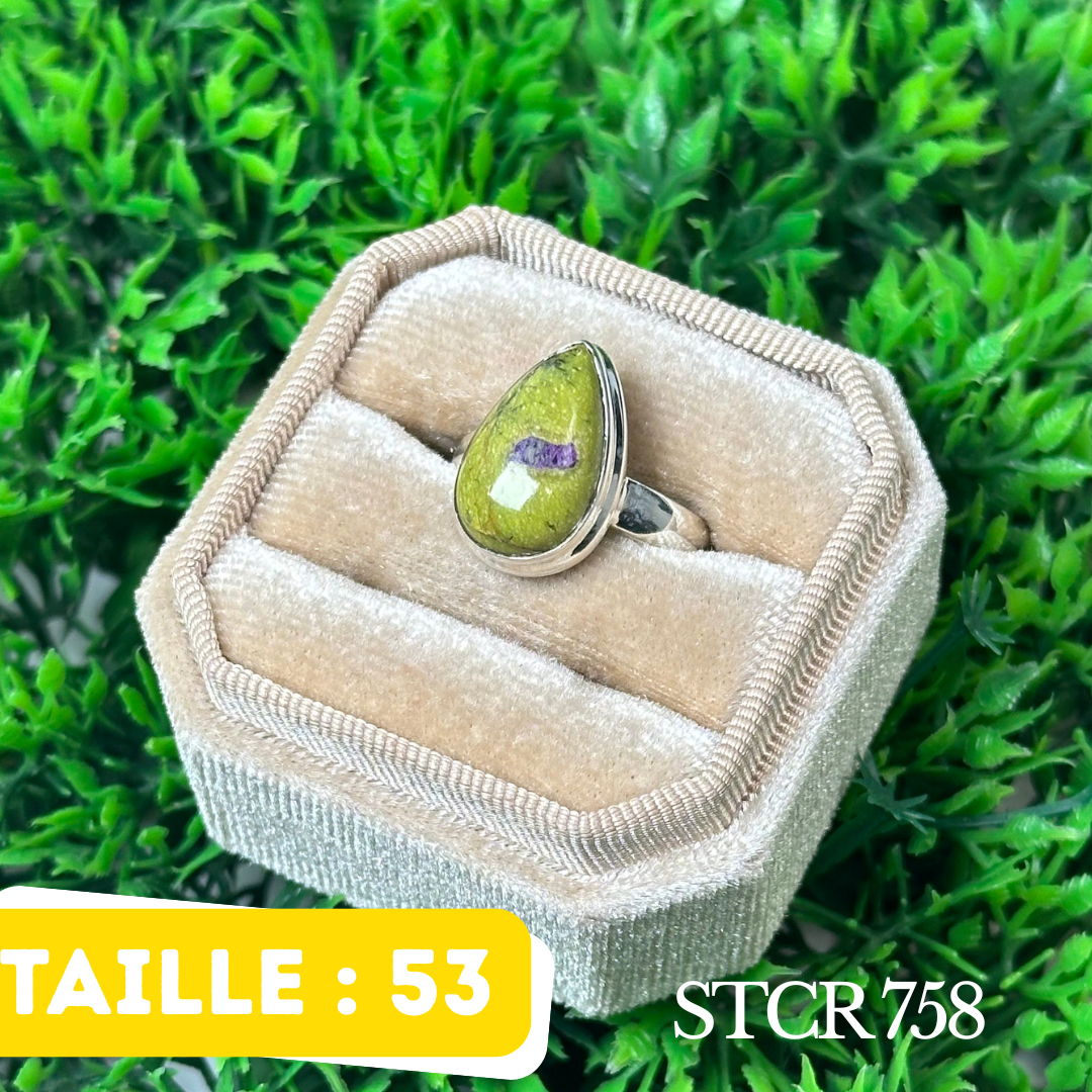 Bague Argent en Atlantisite