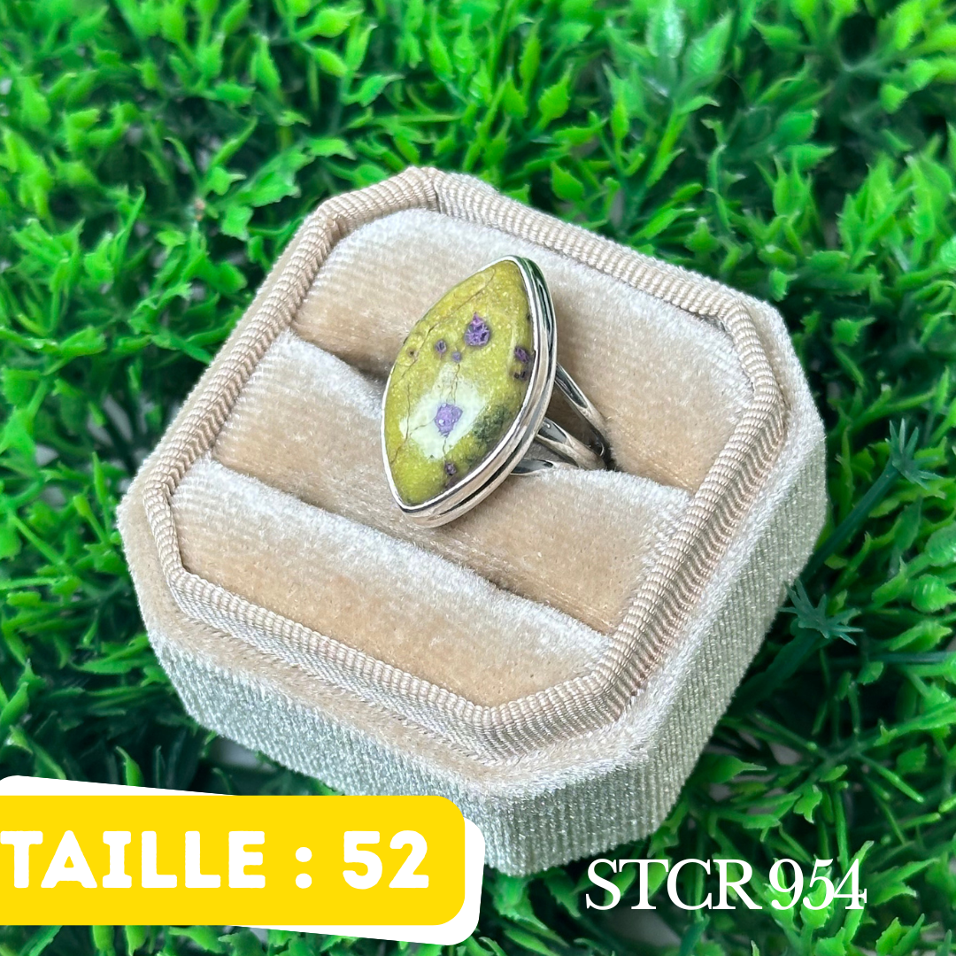 Bague Argent en Atlantisite