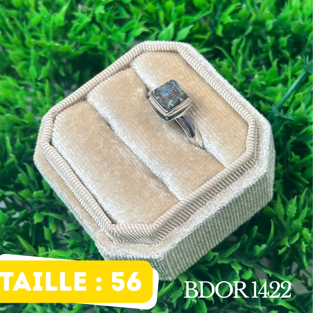 Bague Argent en Opale Boulder #BDOR 1422 - Bagues