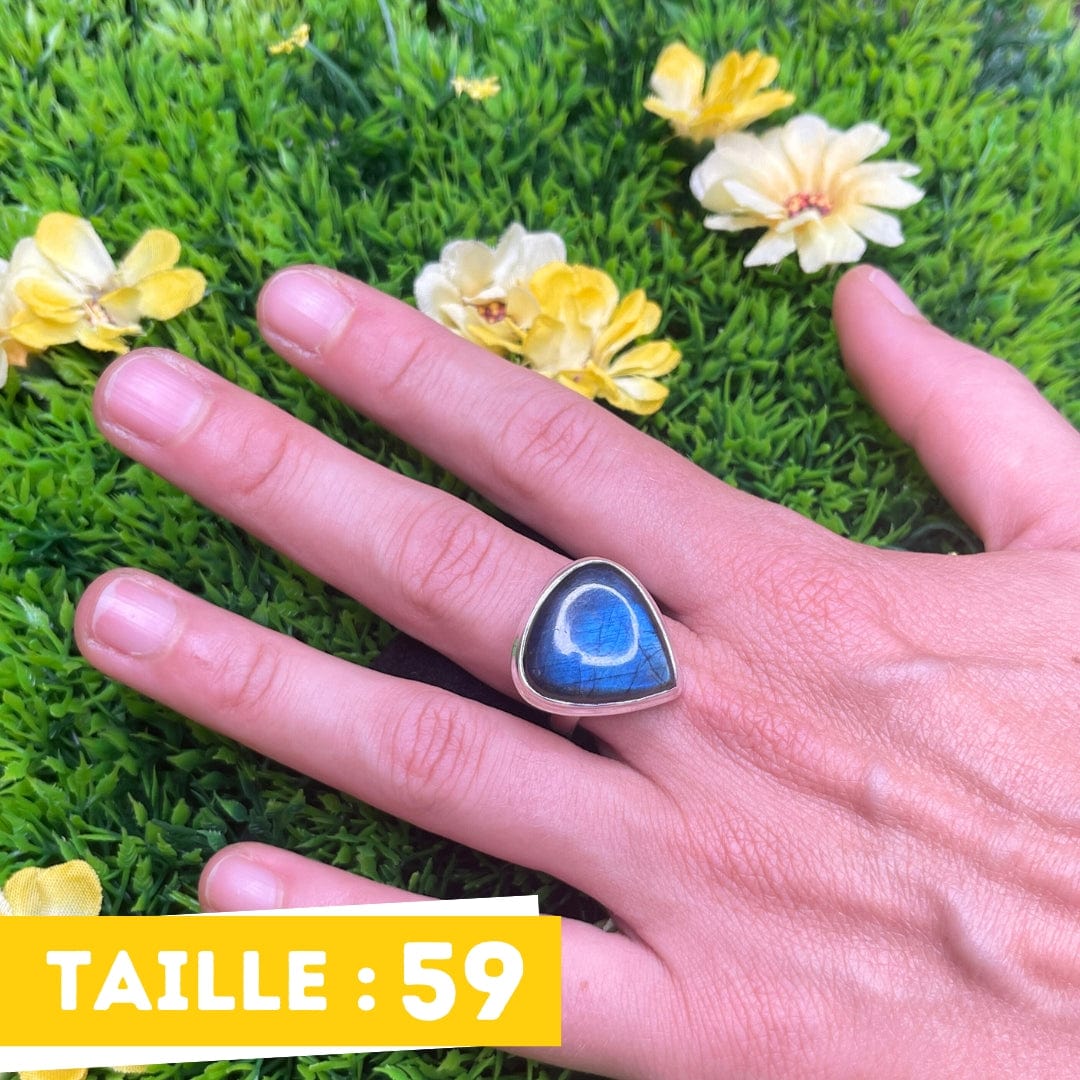 Bague Argent Labradorite