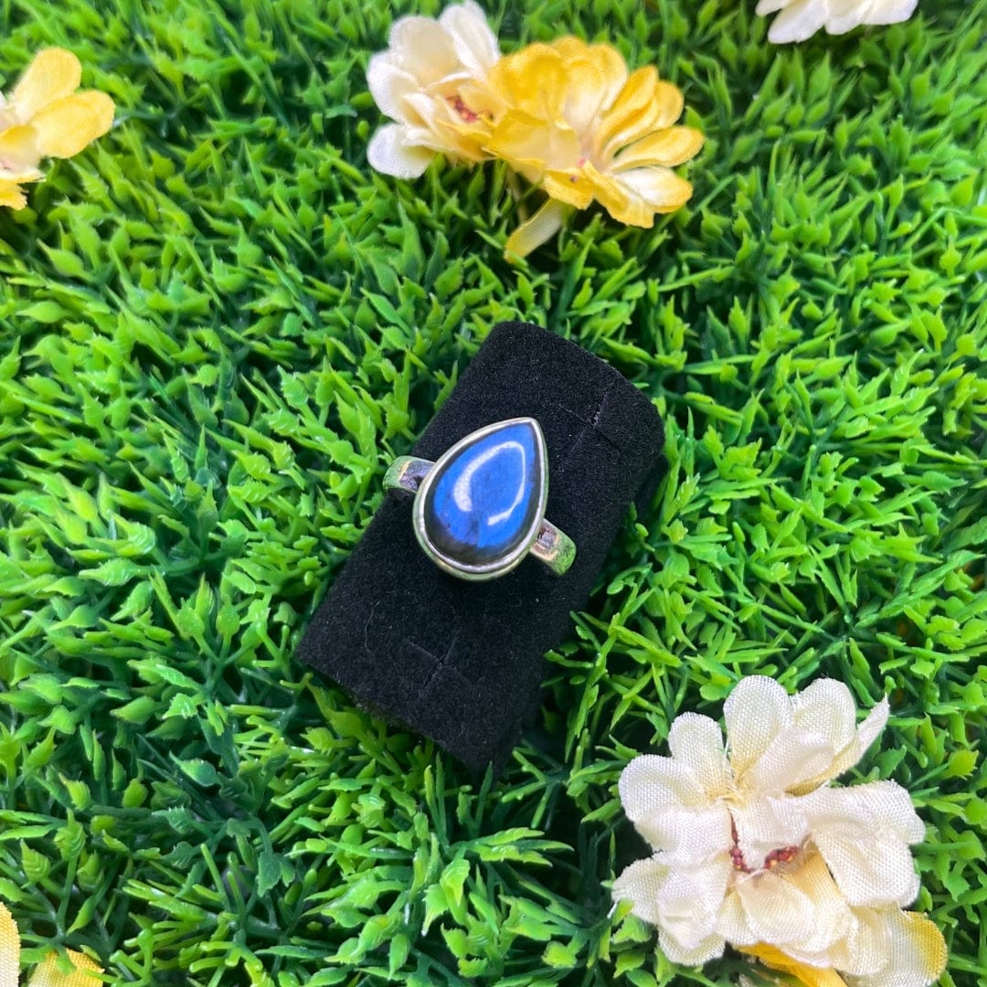 Bague Argenté Femme Labradorite