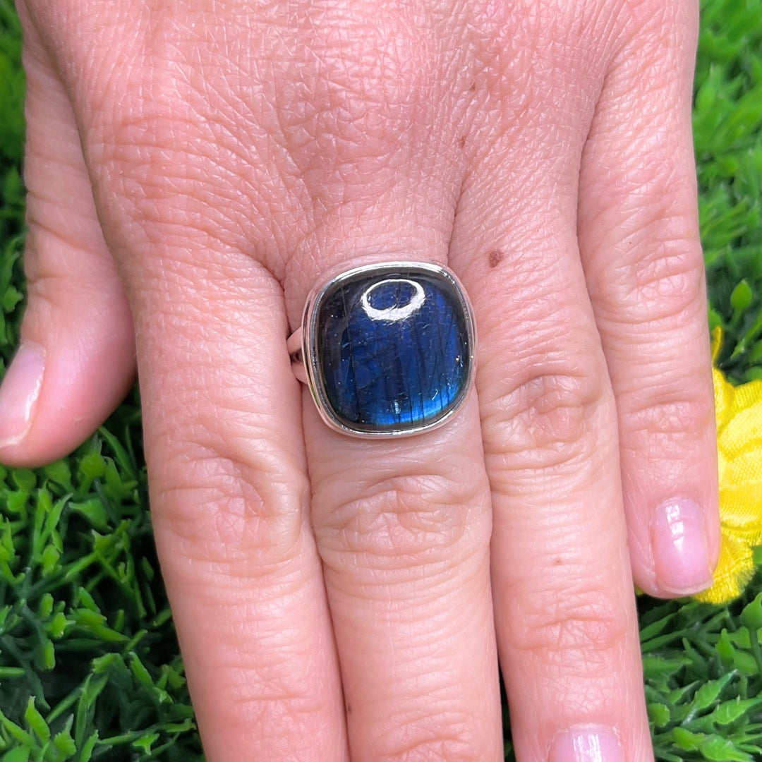 Bague Labradorite Bluefire #172