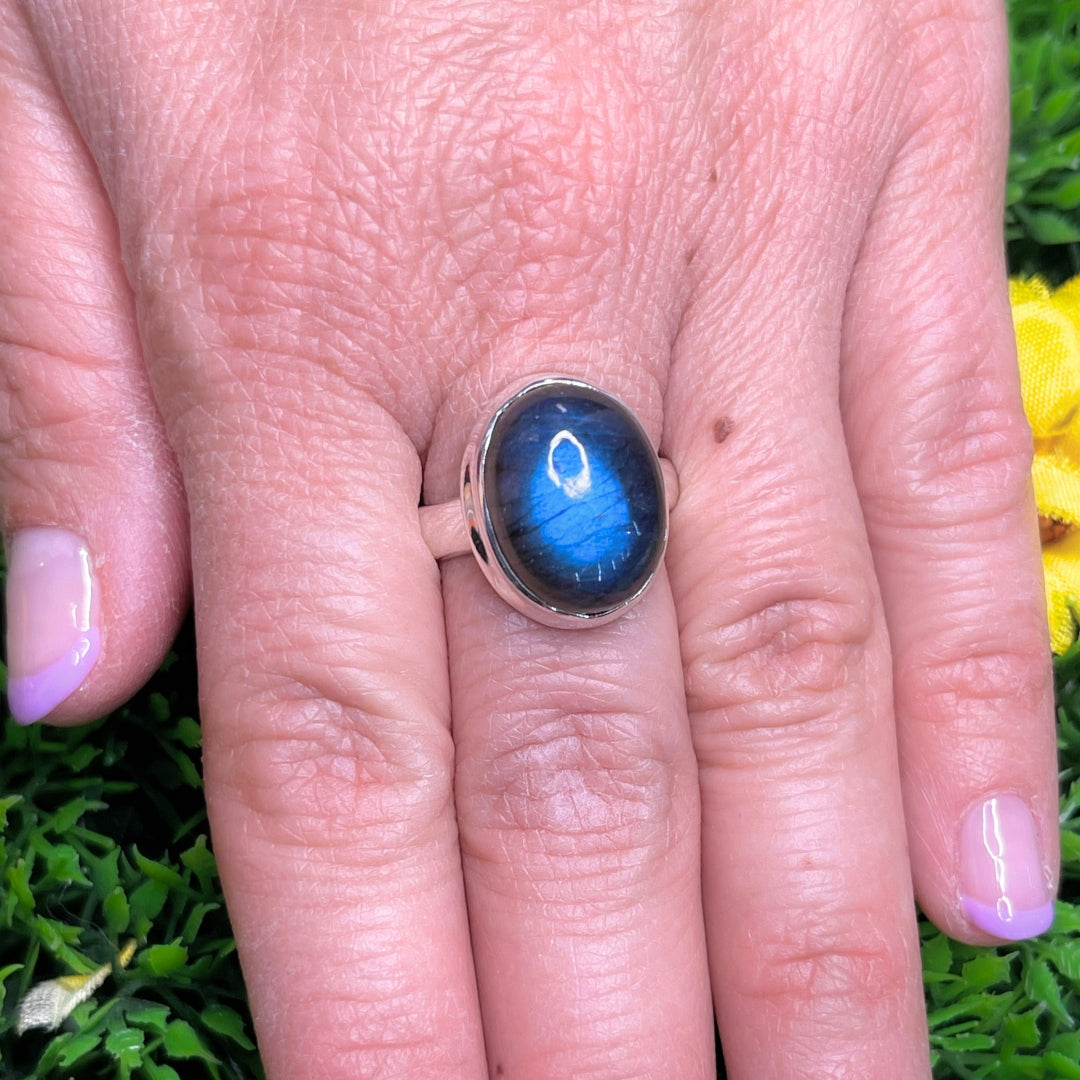 Bague Labradorite Bluefire #205