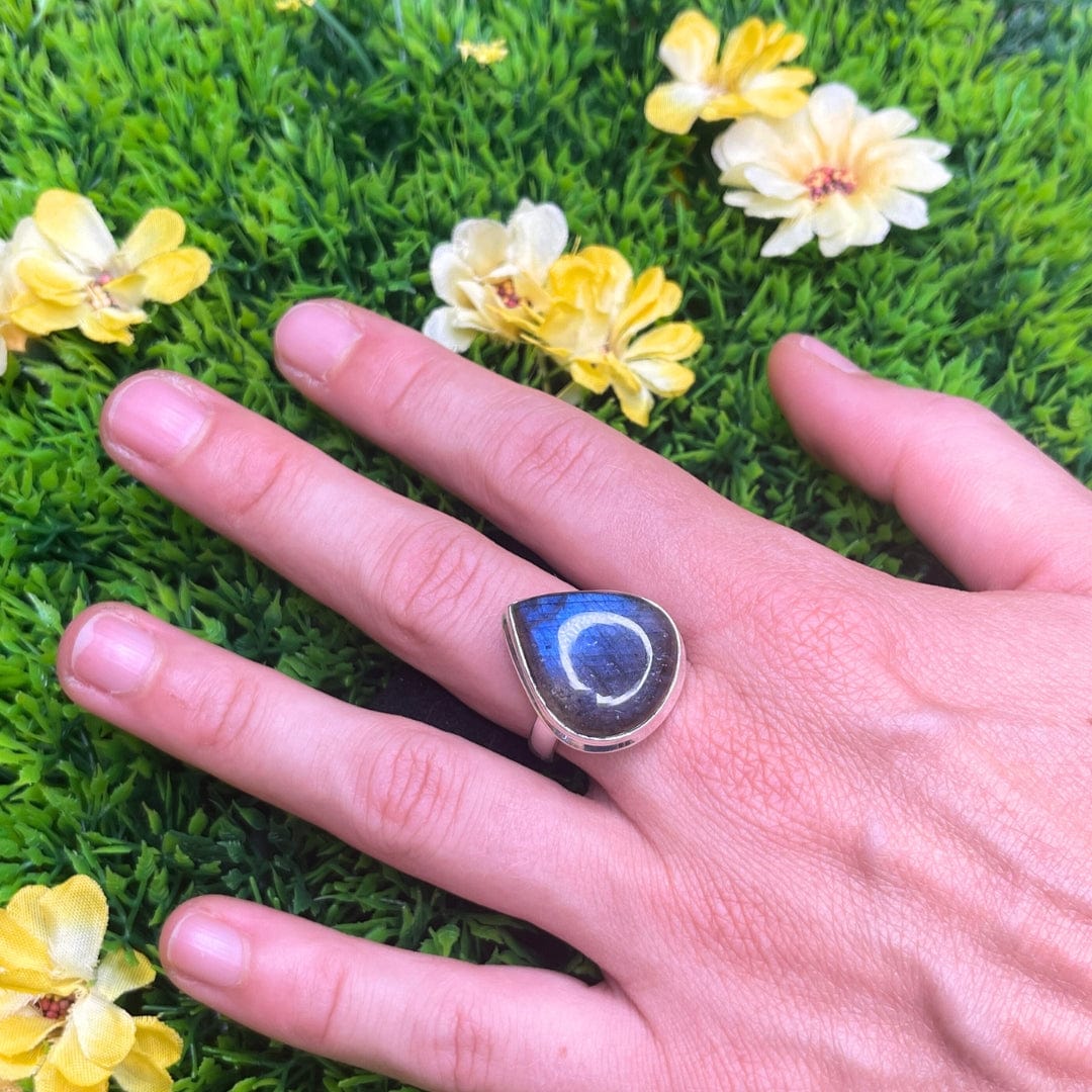 Bague Labradorite Blue fire 