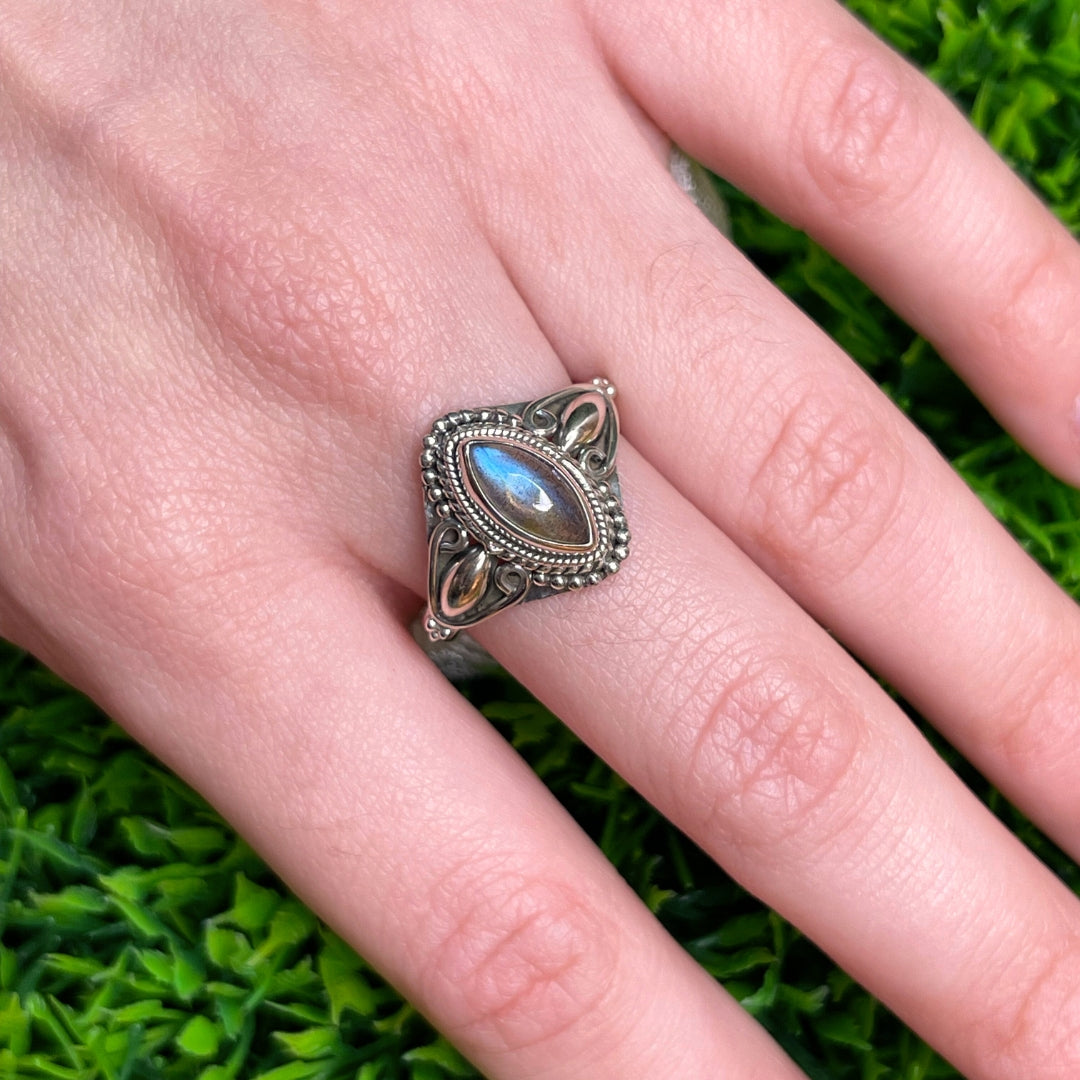 Bague Labradorite Bluefire #93