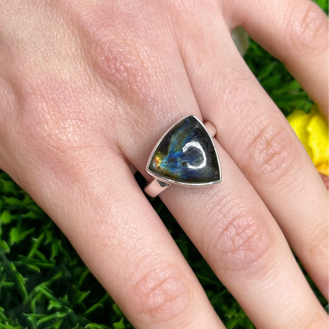 Bague Labradorite Multifire #4