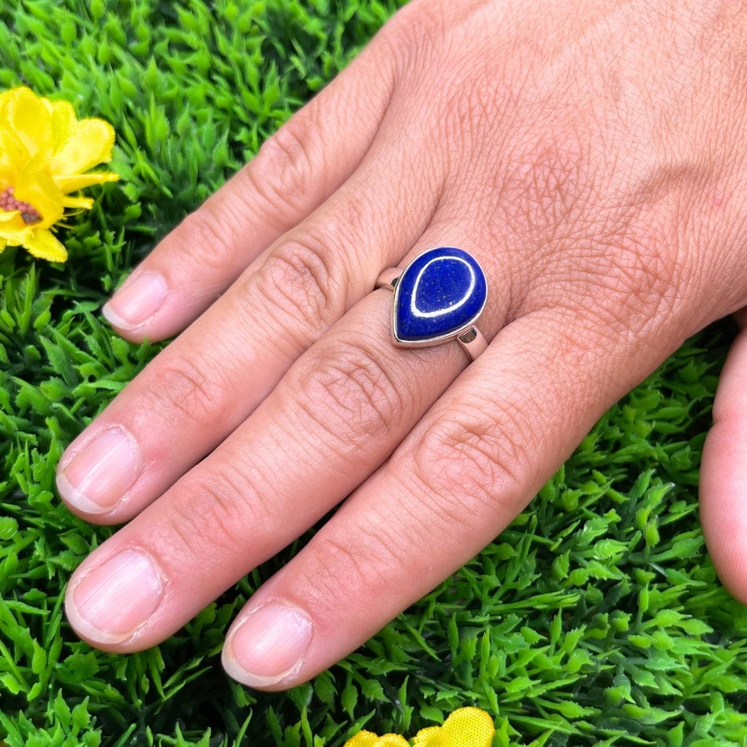 Bague Argent Lapis Lazuli #11