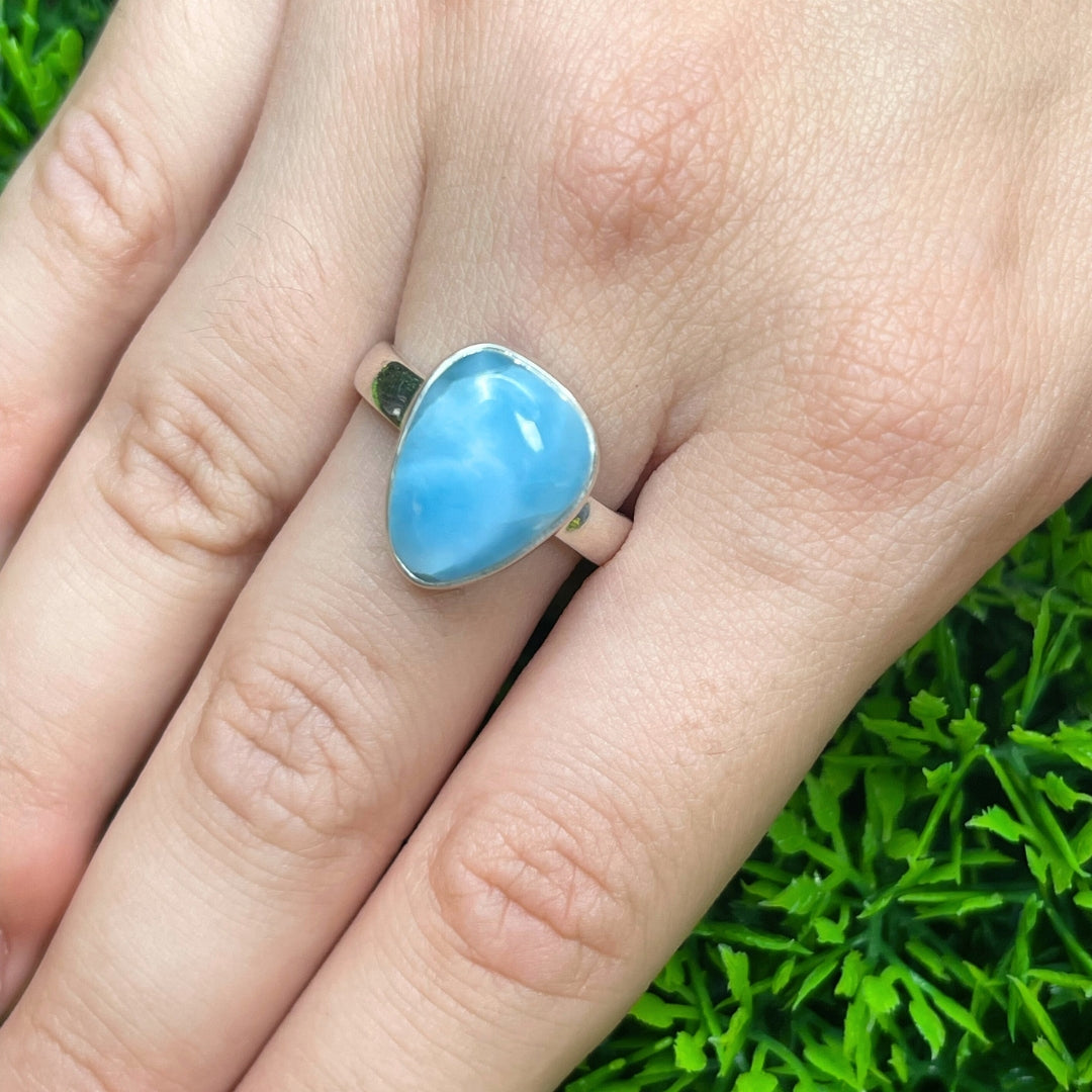 Bague Argent Larimar #106