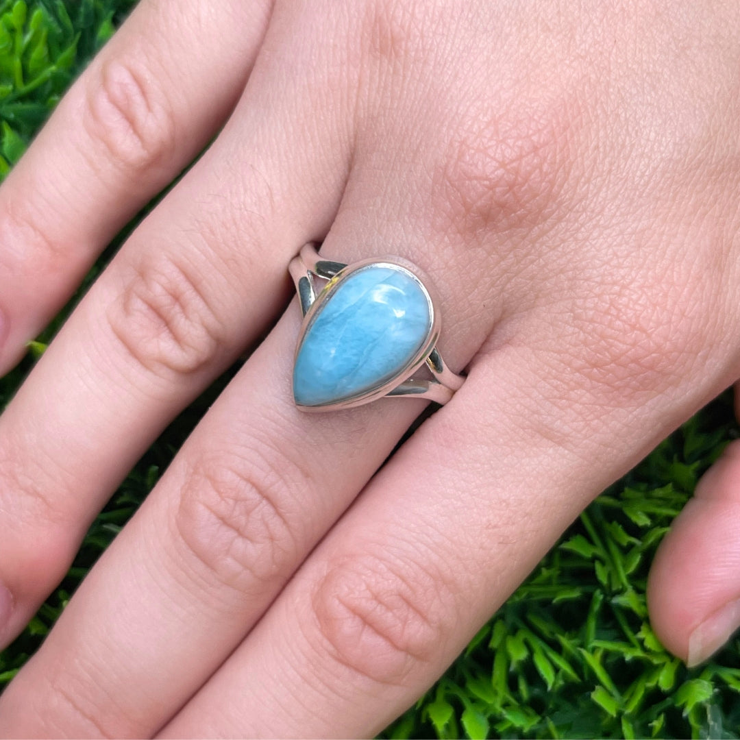 Bague Argent 925 Larimar #118