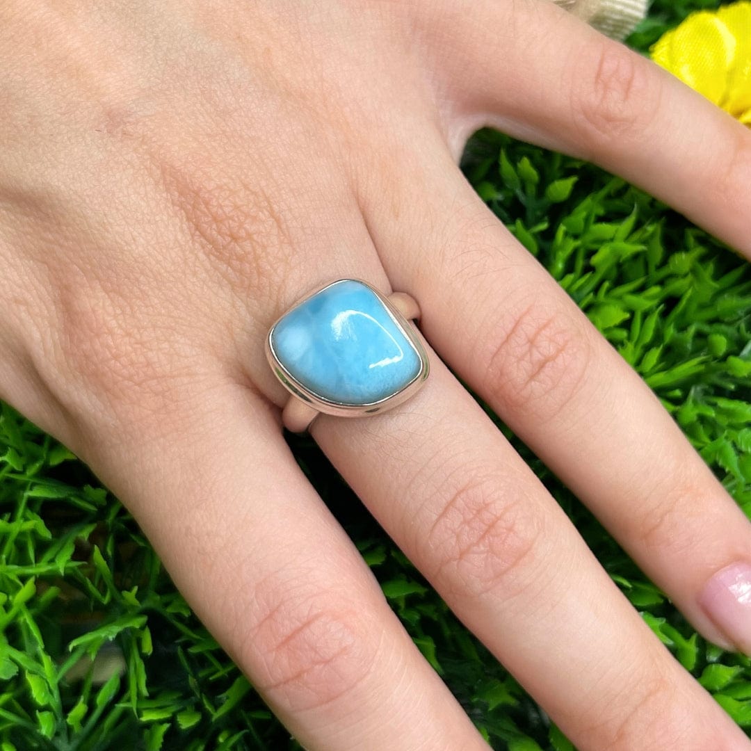 Acheter Bijoux faits à la main en argent sterling 925 avec pierres précieuses Larimar pour femmes