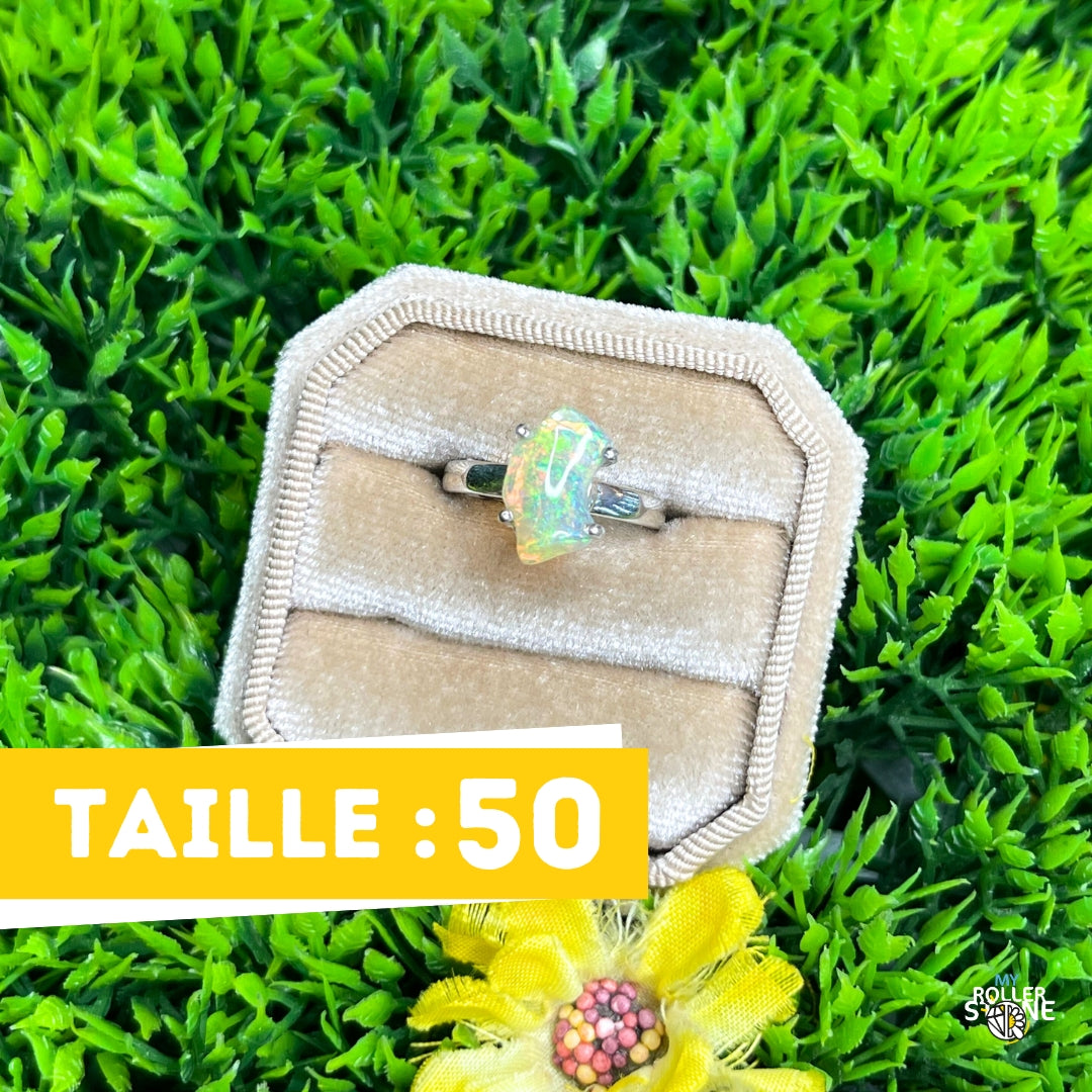 Bague Argent Opale d'Ethiopie #262
