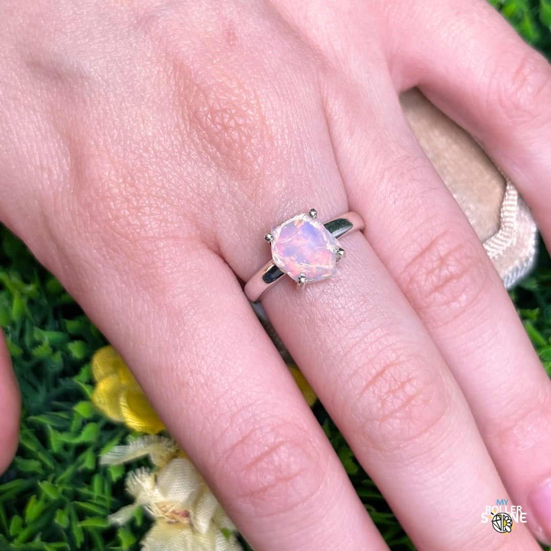 Bague Argent Opale d'Ethiopie #263