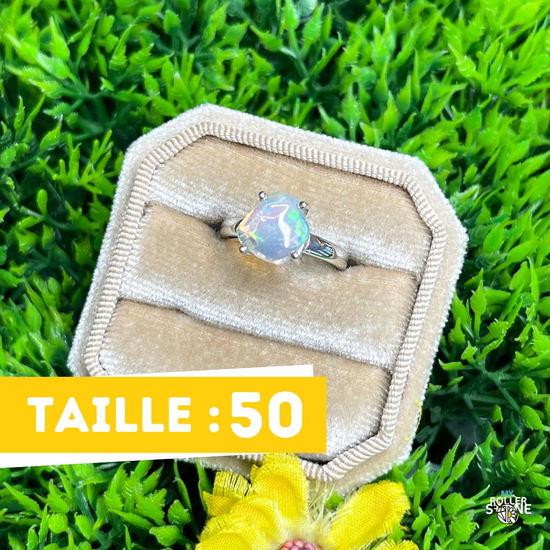 Bague Argent Opale d'Ethiopie #264