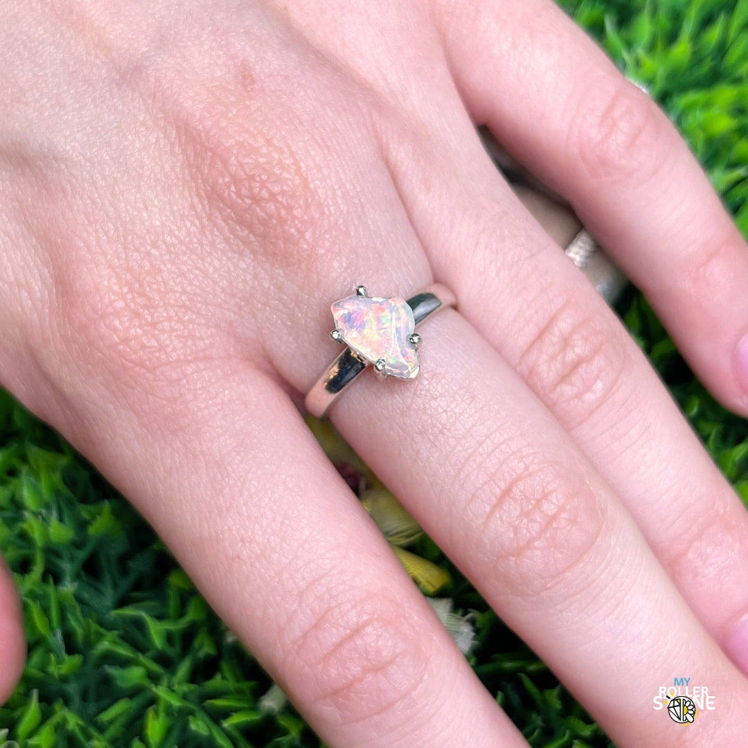 Bague Argent Opale d'Ethiopie #265