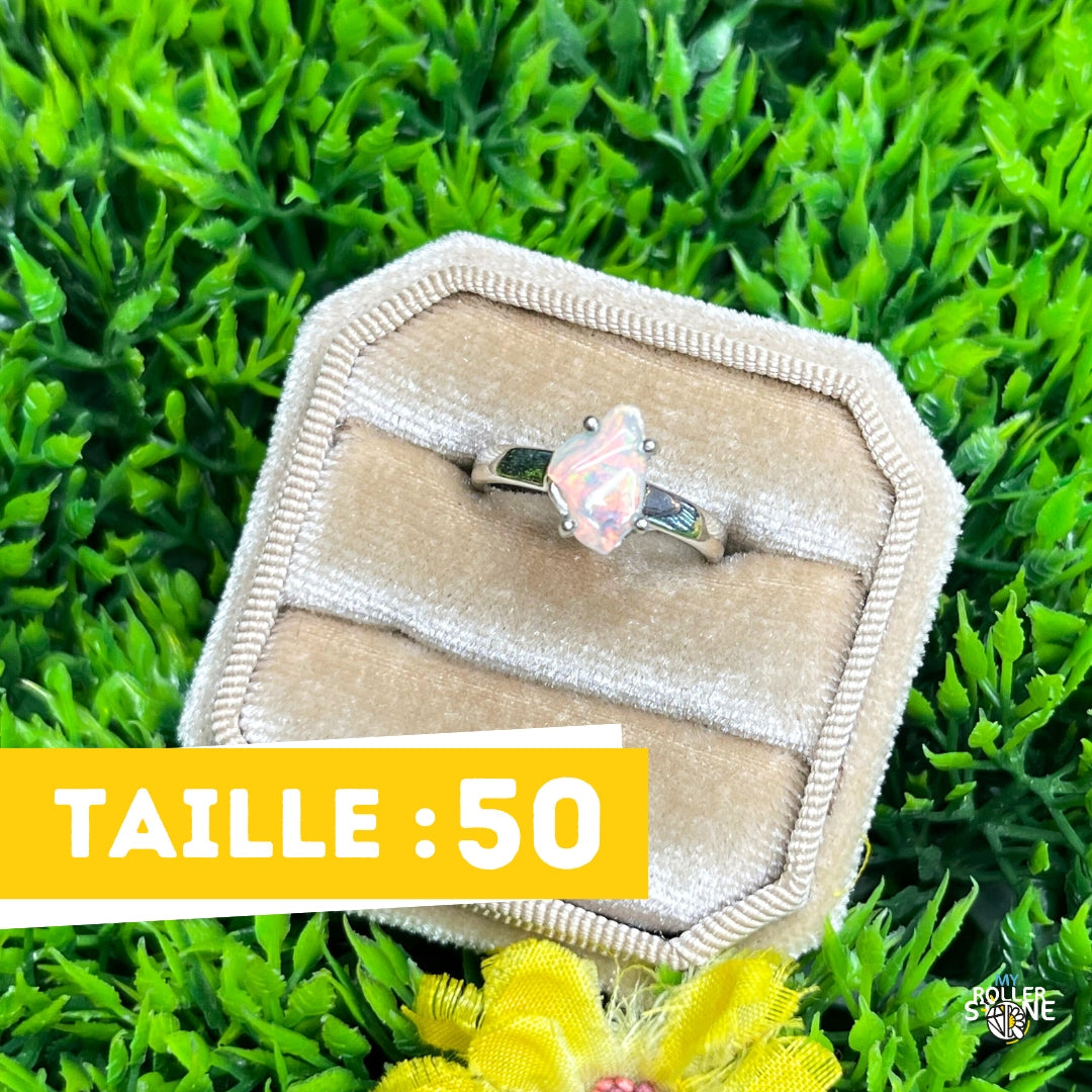 Bague Argent Opale d'Ethiopie #265