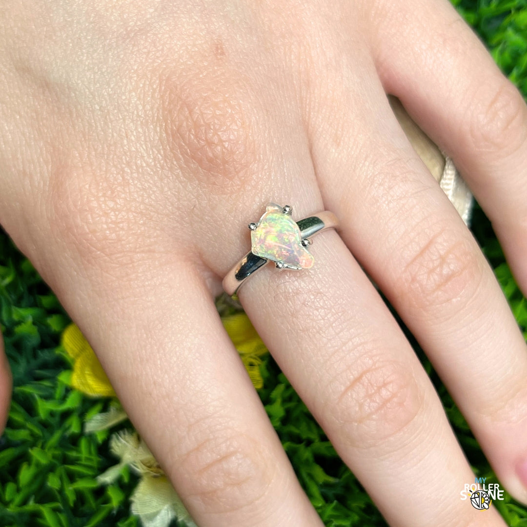 Bague Argent Opale d'Ethiopie #268