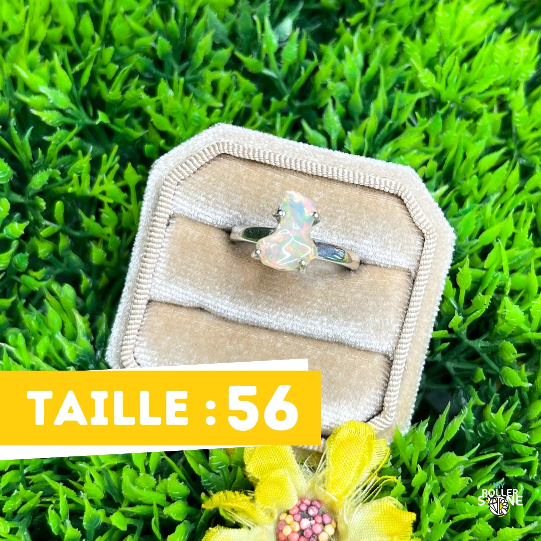 Bague Argent Opale d'Ethiopie #297
