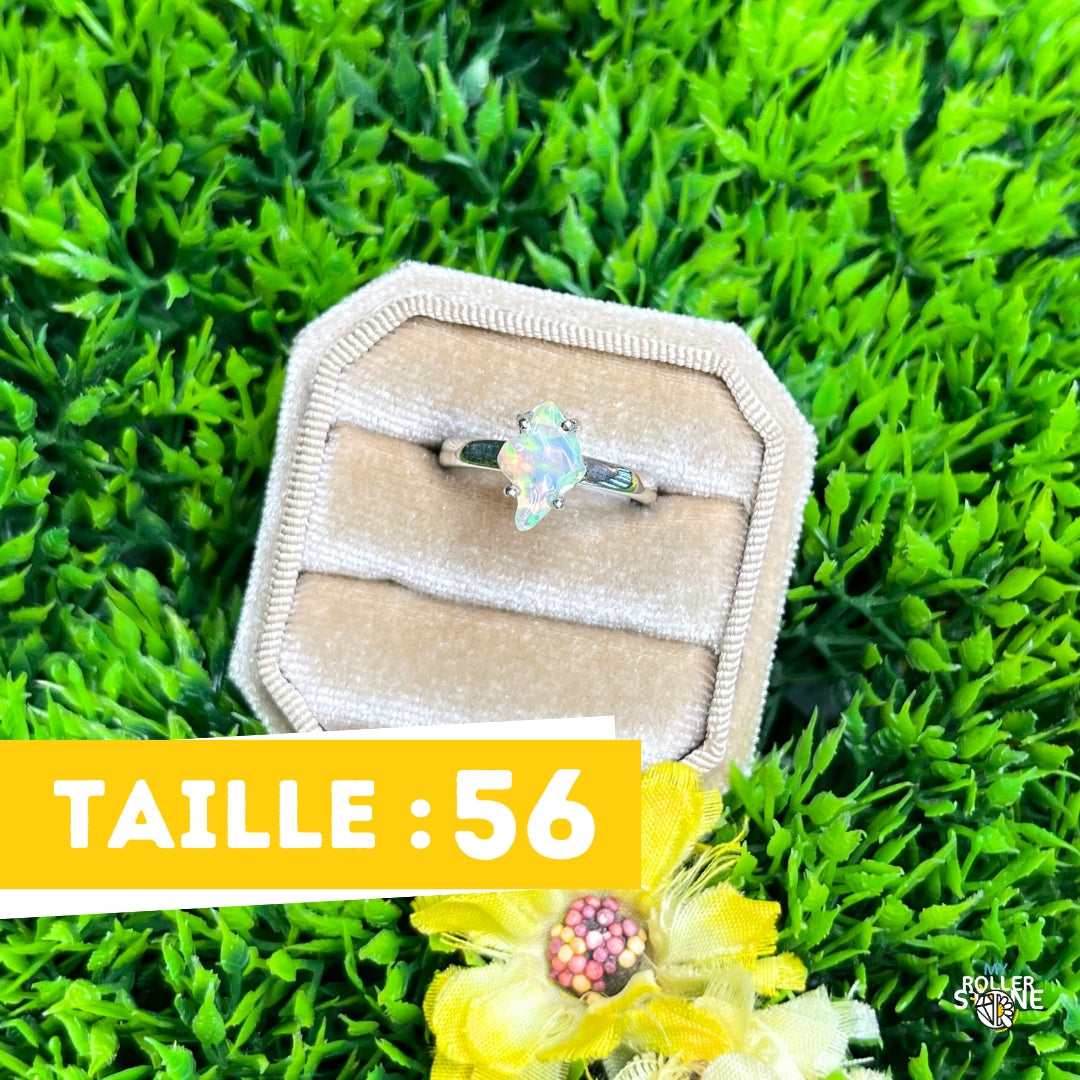 Bague Argent Opale d'Ethiopie #300