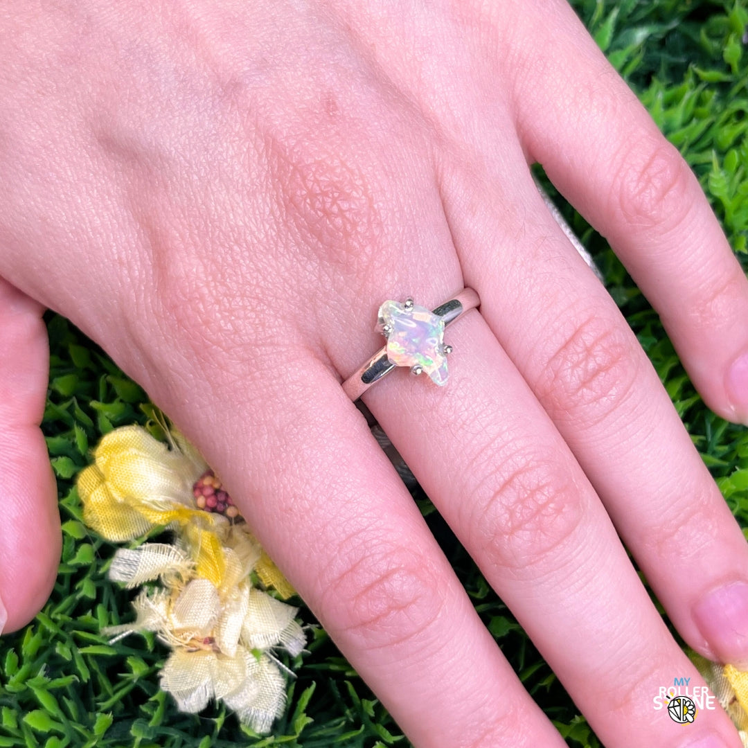 Bague Argent Opale d'Ethiopie #300