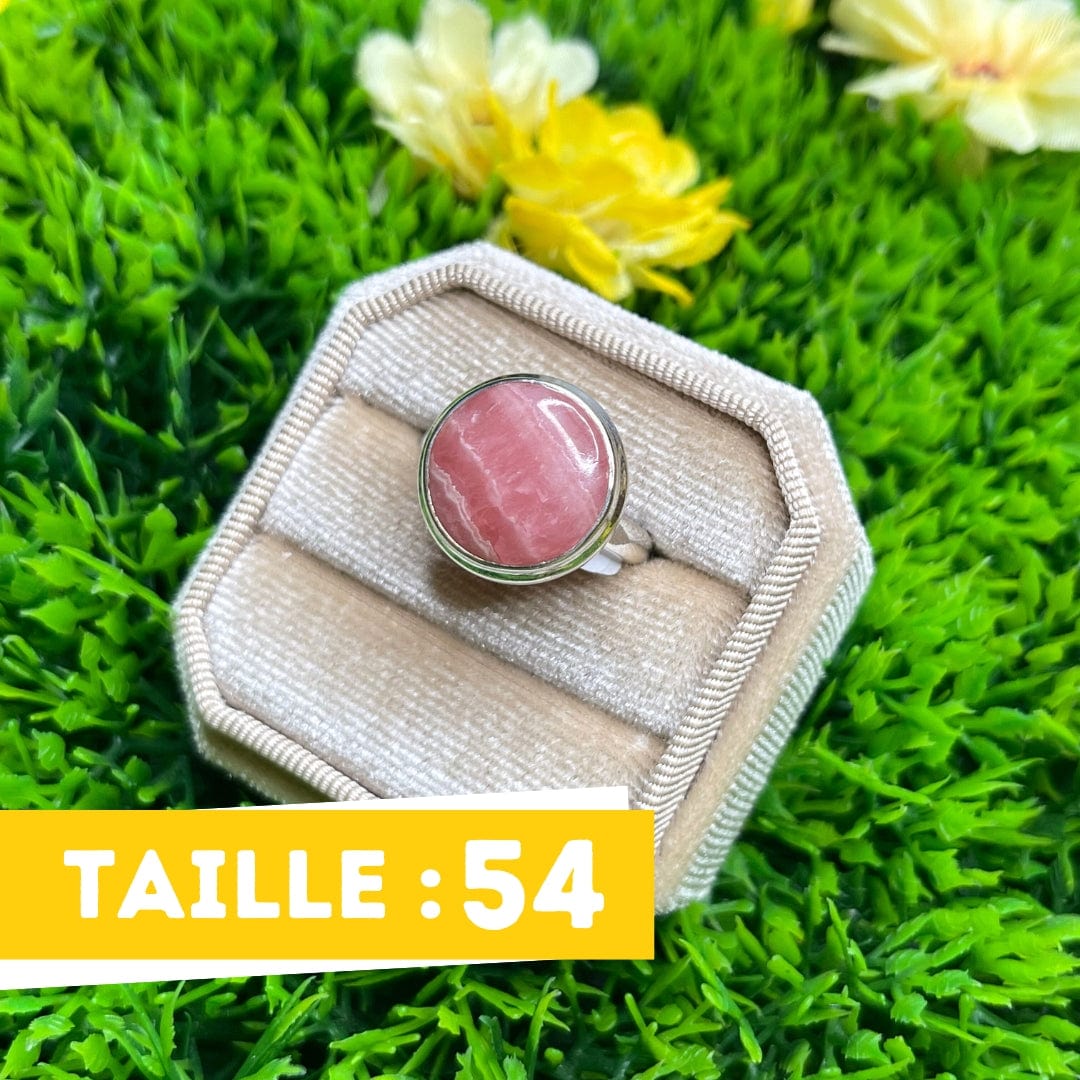  Bague Argent Rhodochrosite #37