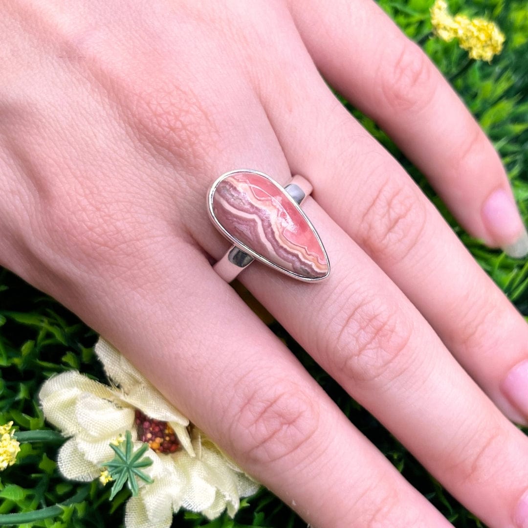 Bague Argent 925 Rhodochrosite #42