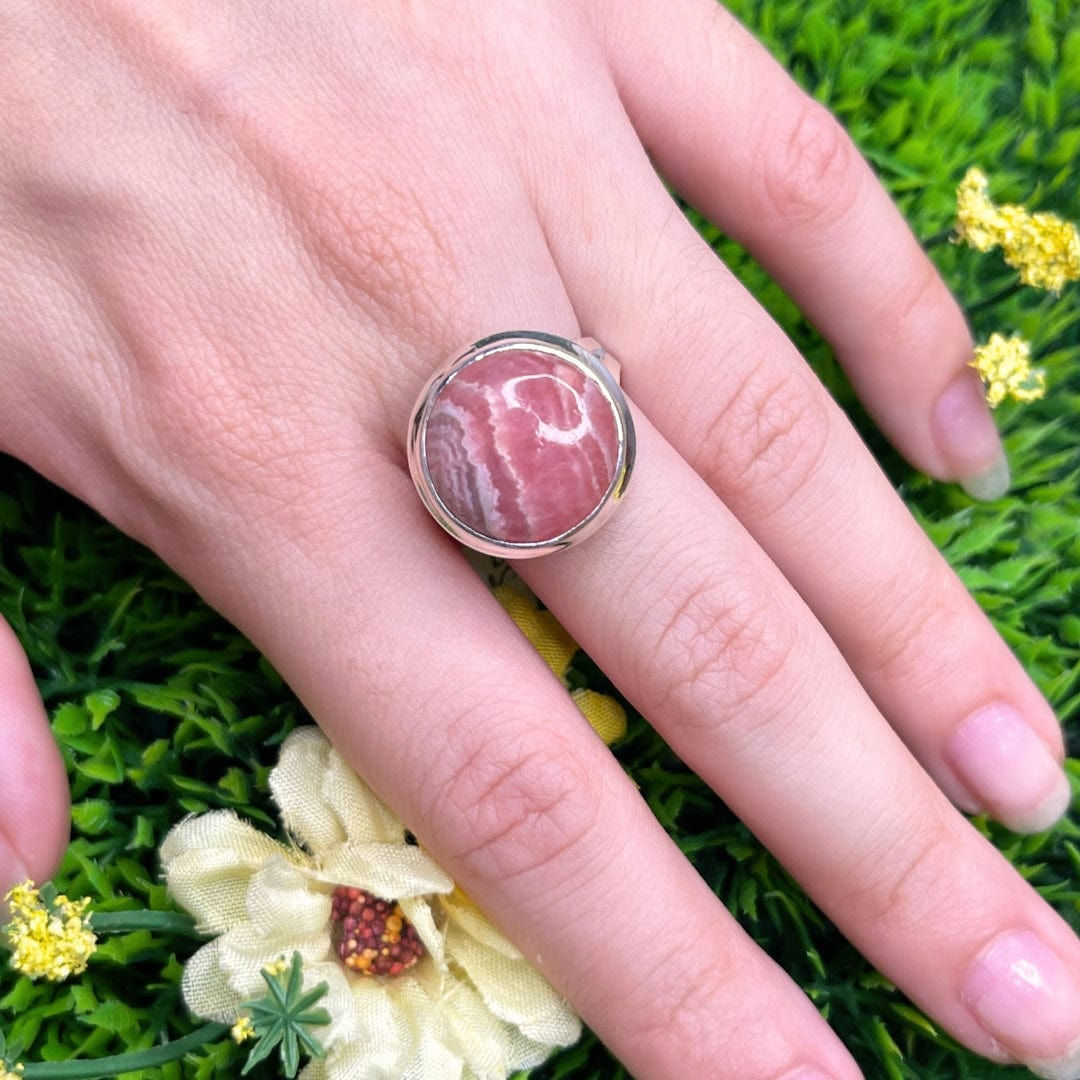 Bague Argent 925 Rhodochrosite #5