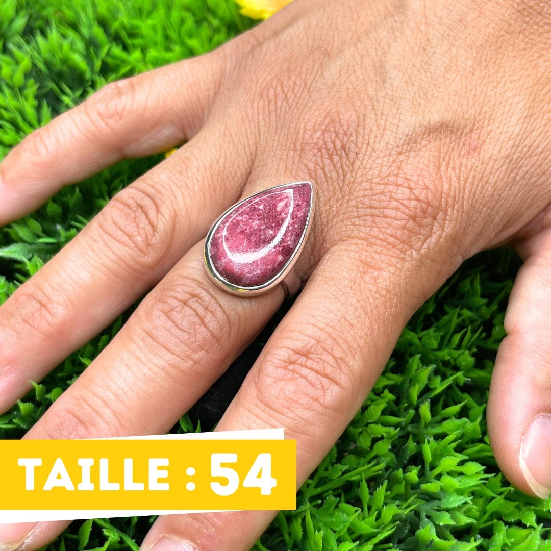 Bague Argent Thulite #7