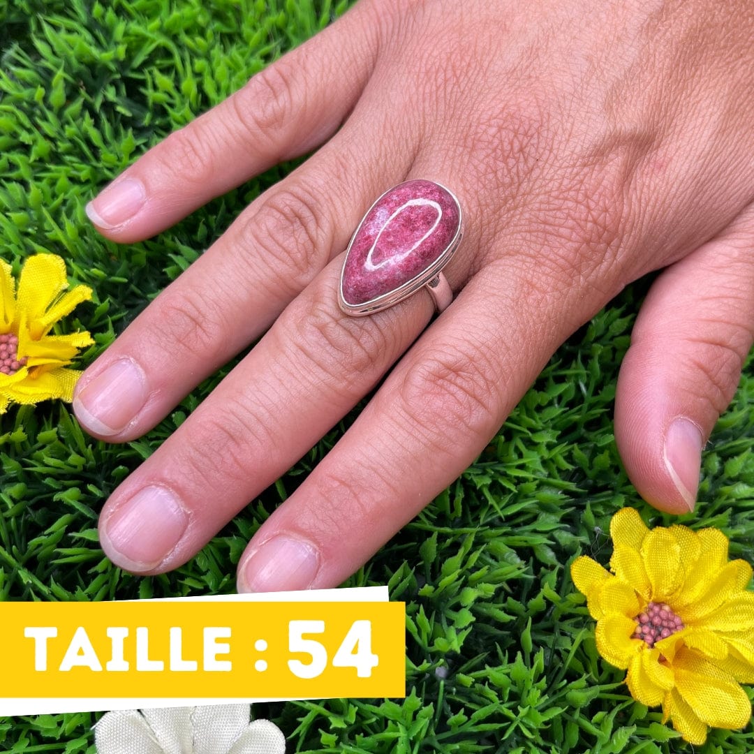 Bague Argent Thulite #8