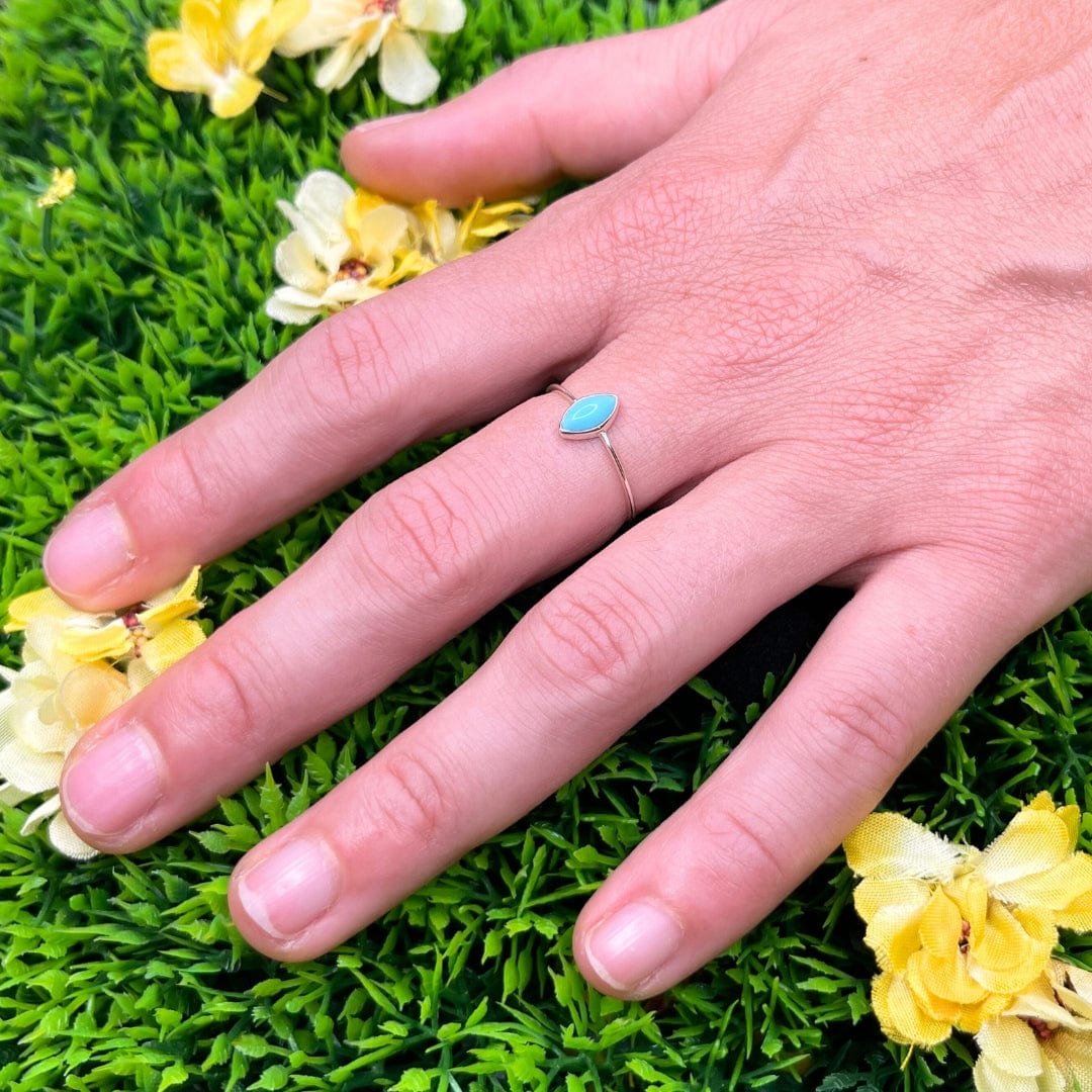 Bague Argent Turquoise Kingman