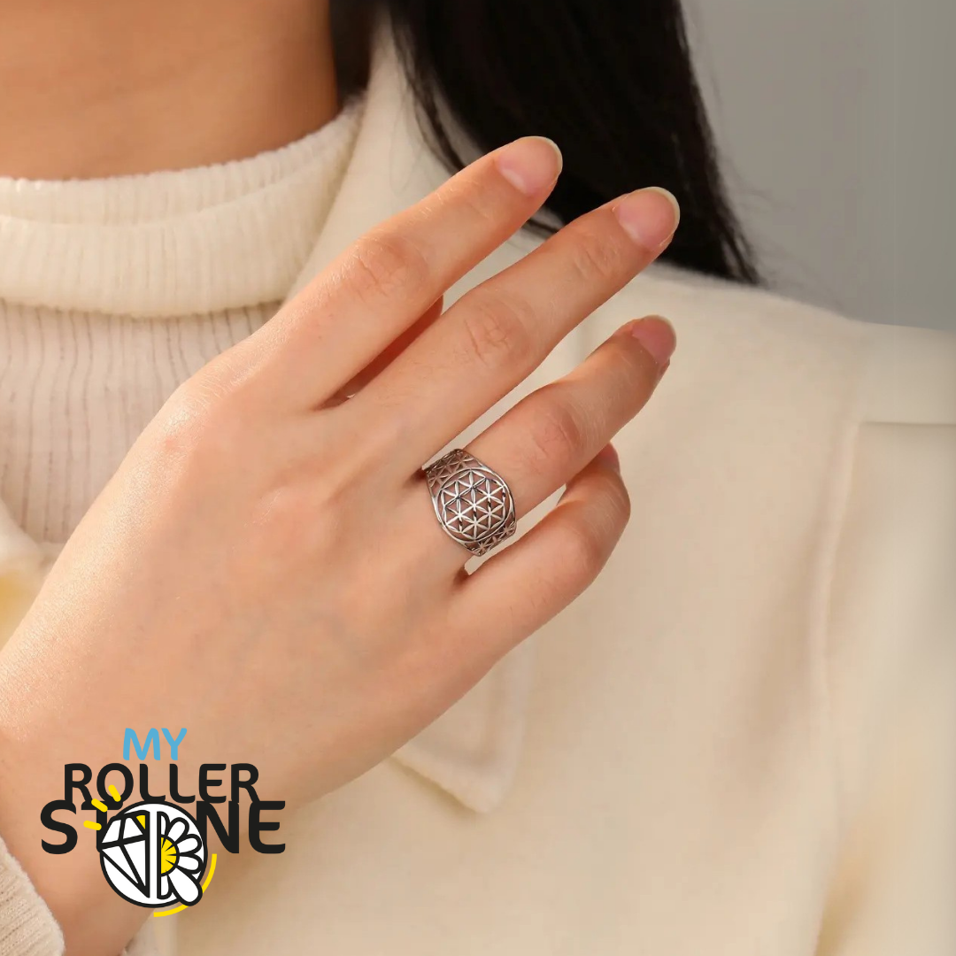 Bague Fleur de Vie argent
