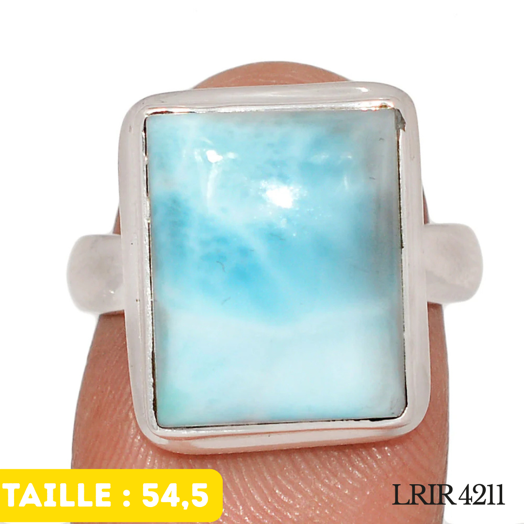 Bague Argent Larimar