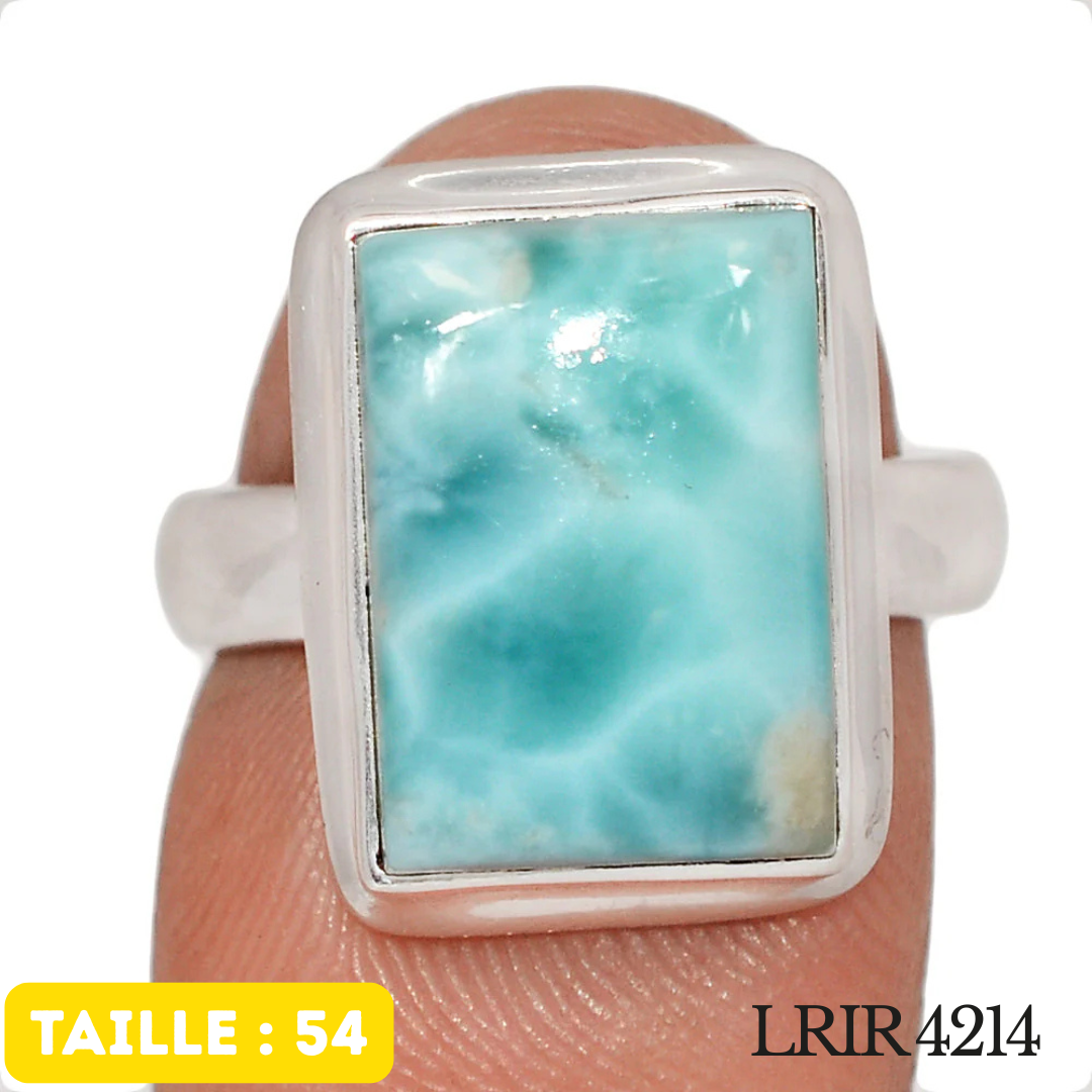 Bague Argent Larimar