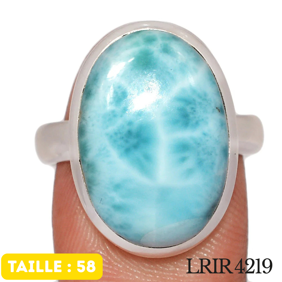 Bague Argent Larimar