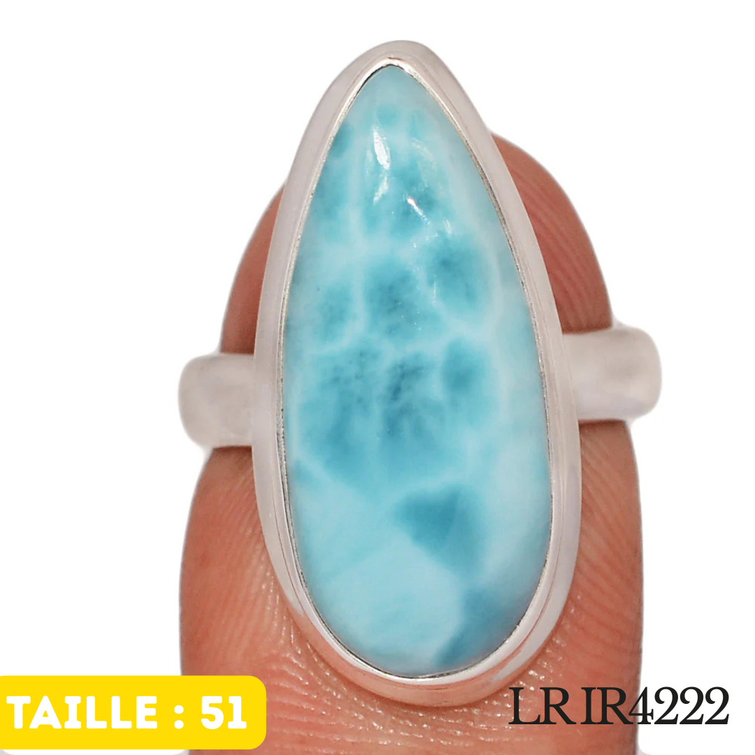 Bague Argent Larimar