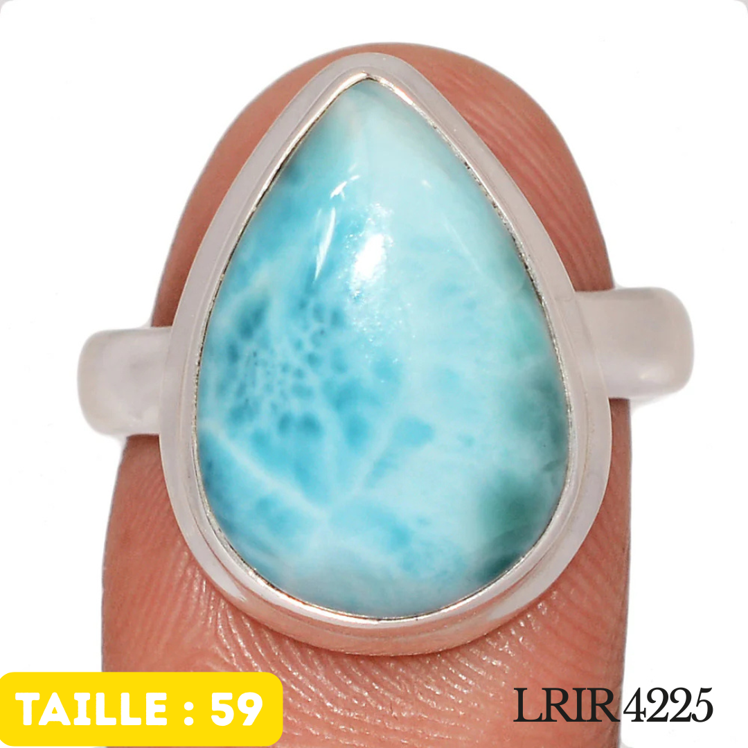 Bague Argent Larimar