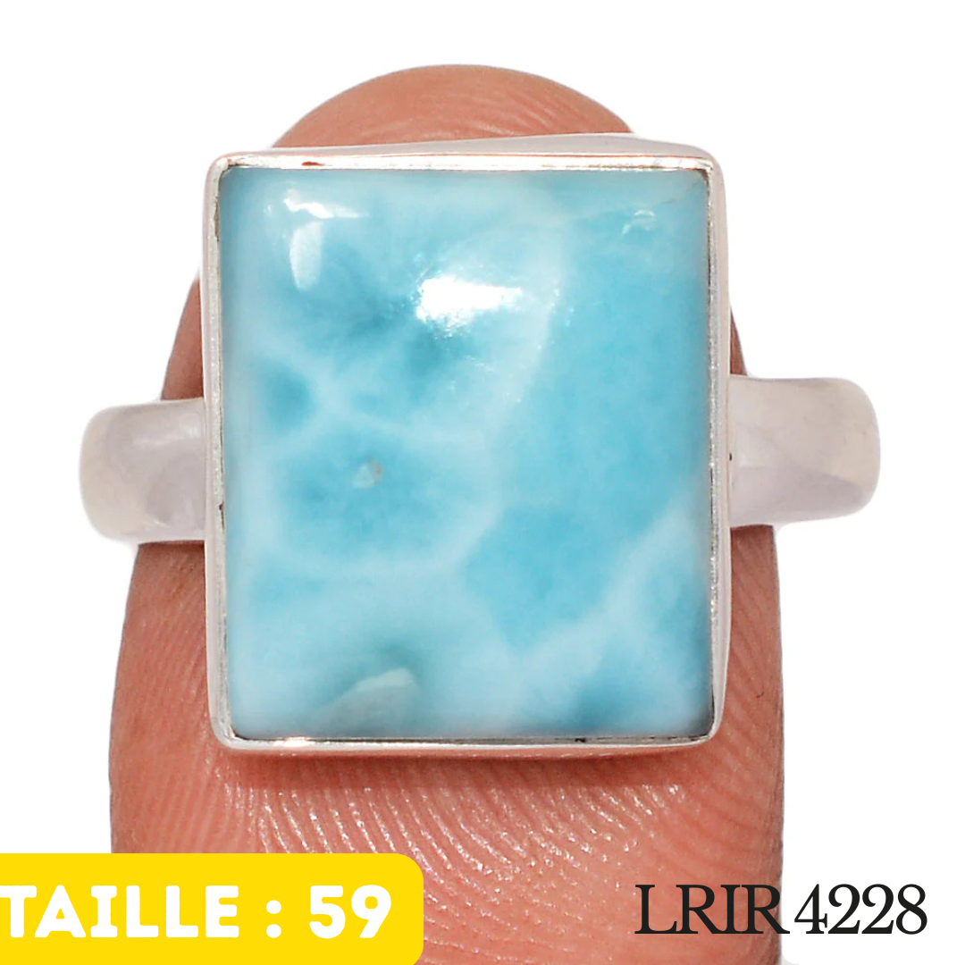 Bague Argent Larimar