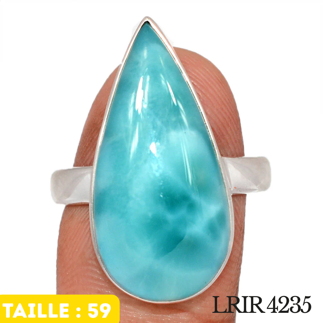 Bague Argent Larimar