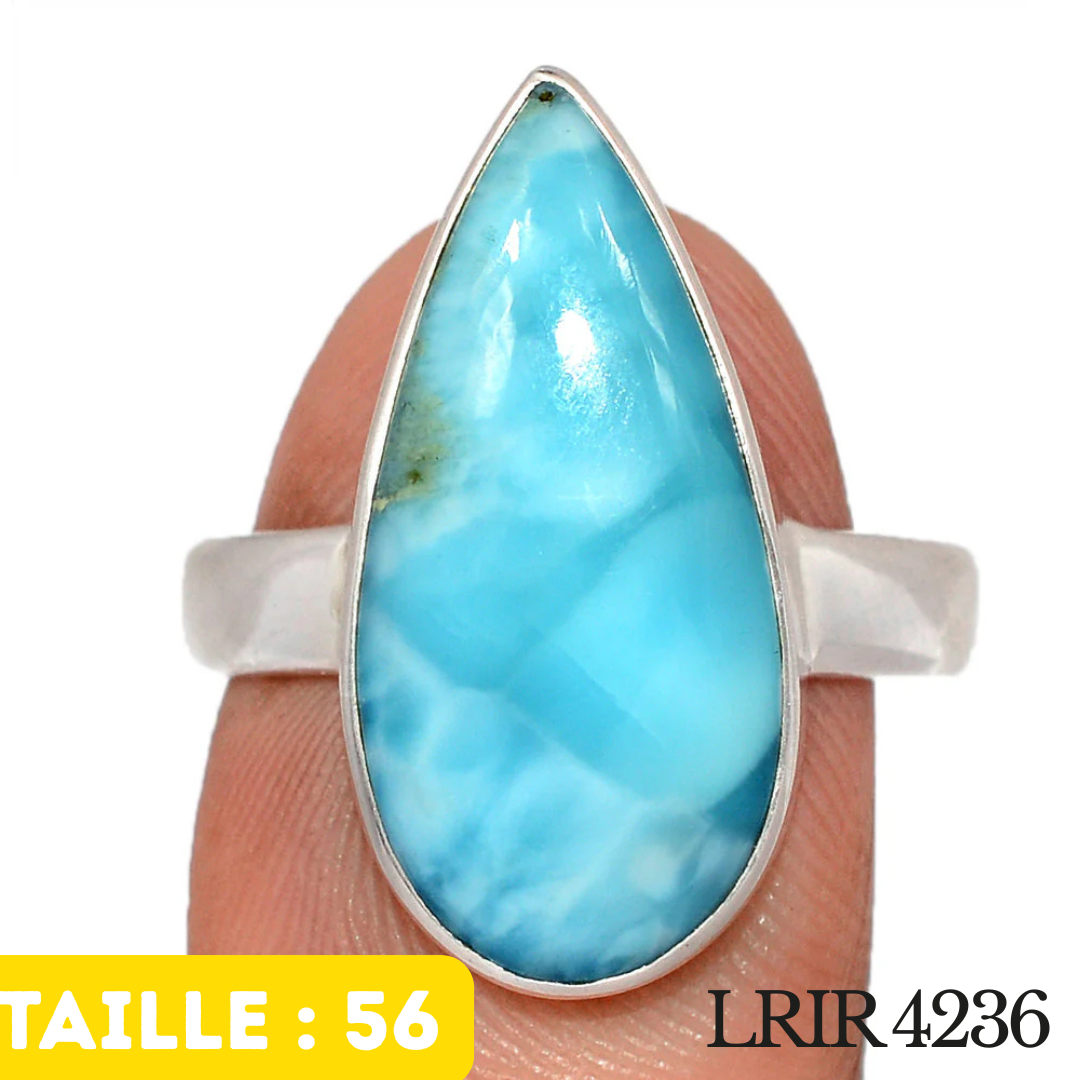 Bague Argent Larimar