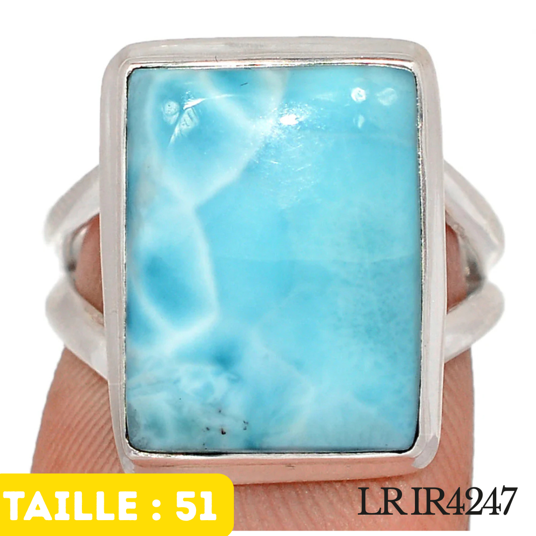 Bague Argent Larimar