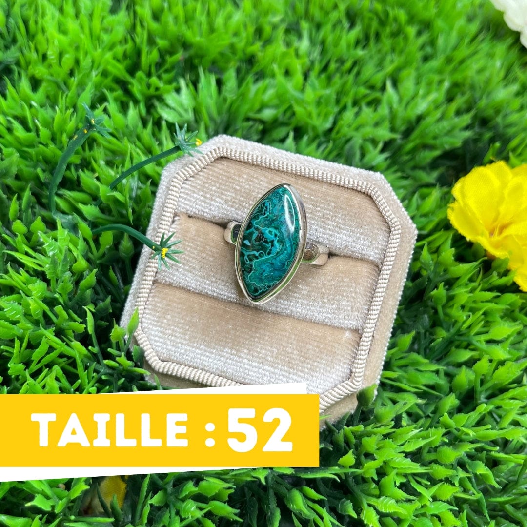 Bague Malachite Chrysocolle #9 - Bagues
