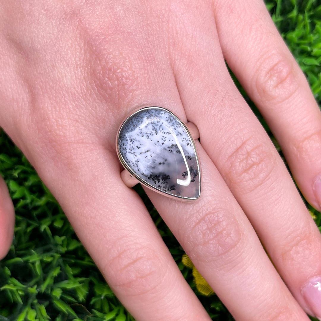 Bague Agate Dendritique #2