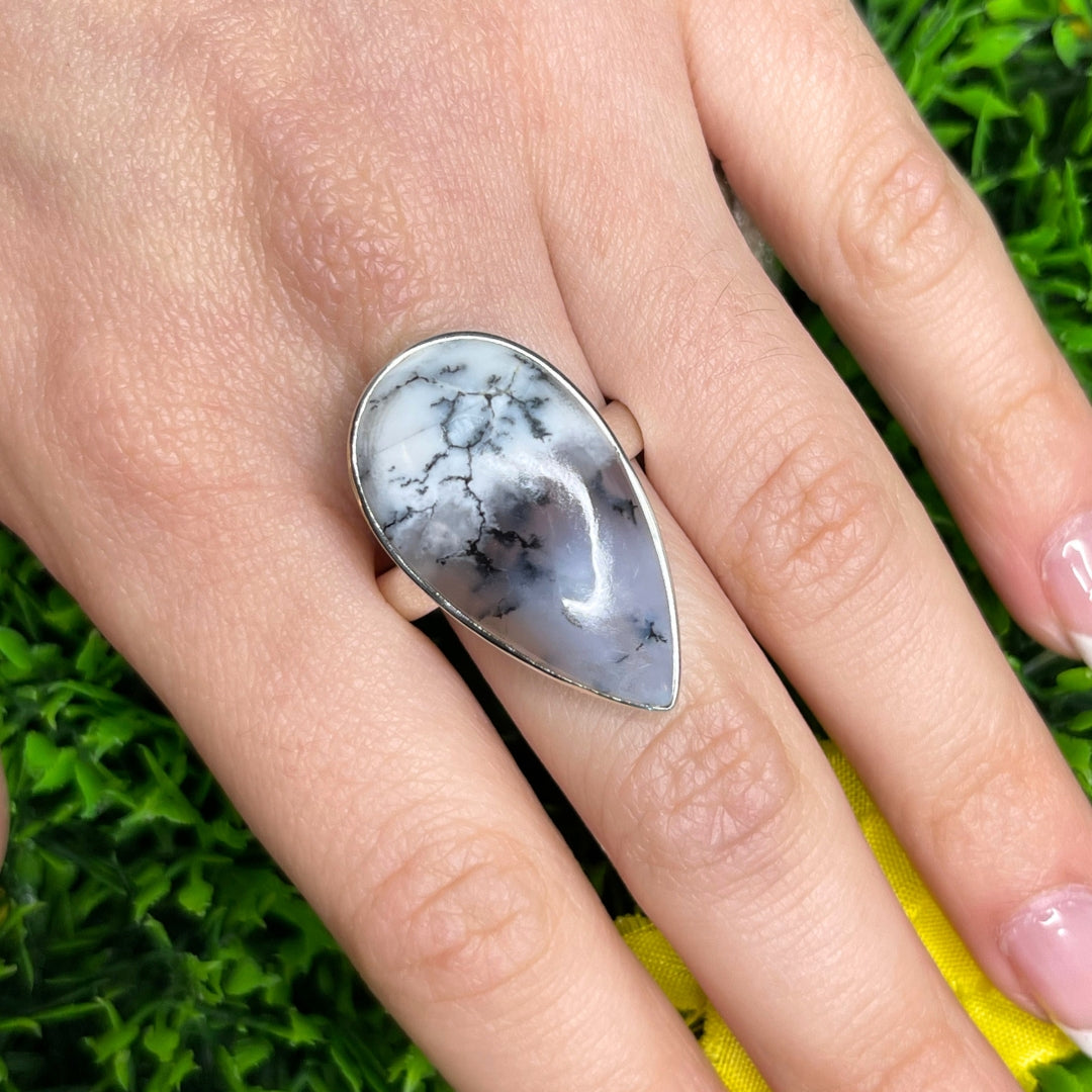 Bague Agate Dendritique #20