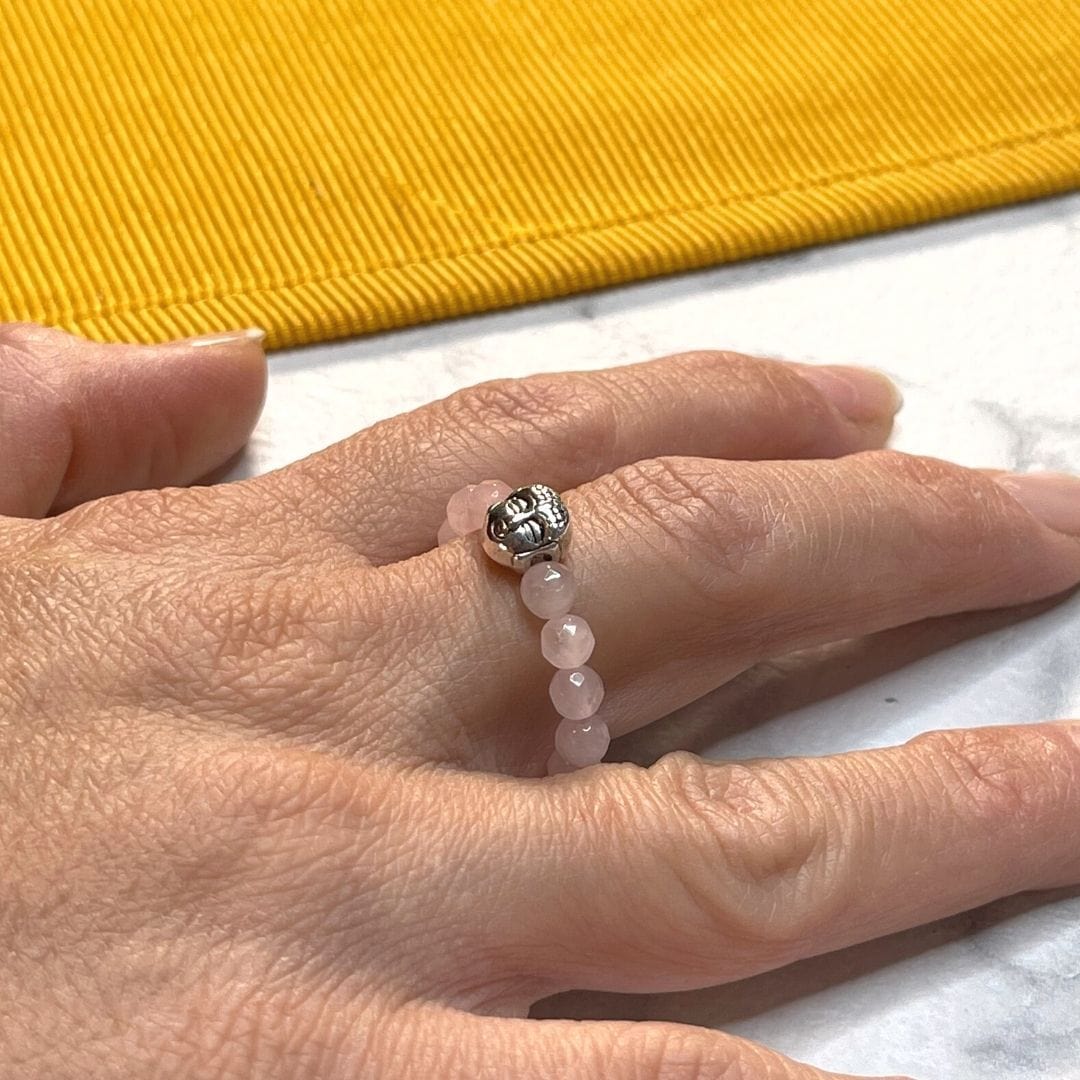 Bague perle bouddha