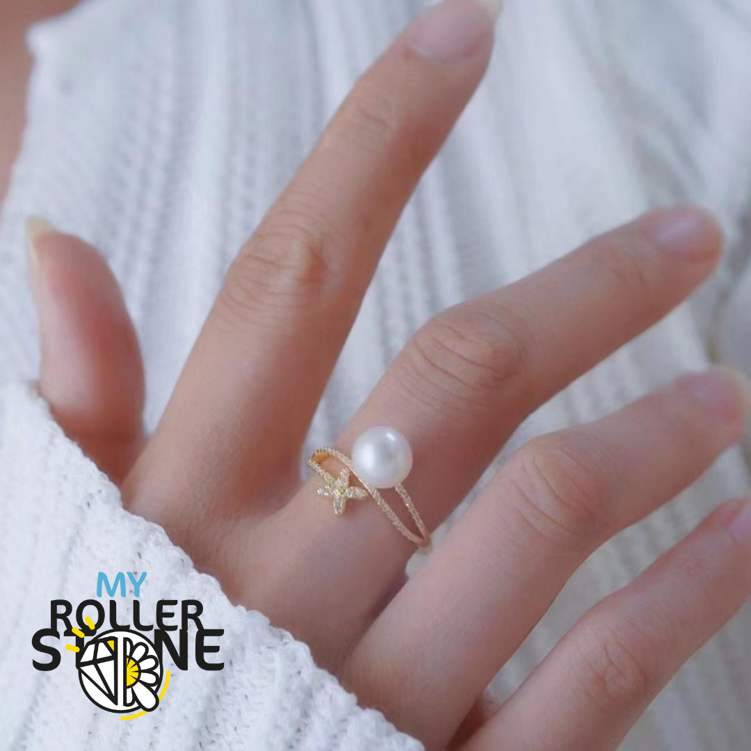 Bague Perle de Culture Argent 925 Papillon