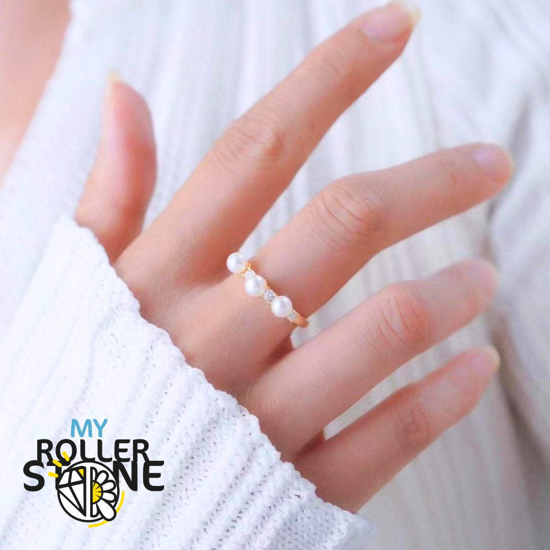 Bague Perle de Culture Argent 925 Tryo