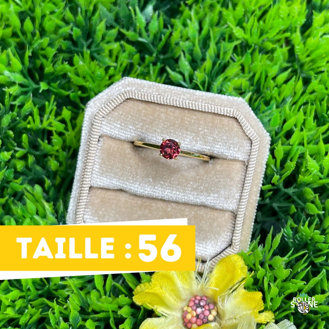Bague Argent Grenat #5