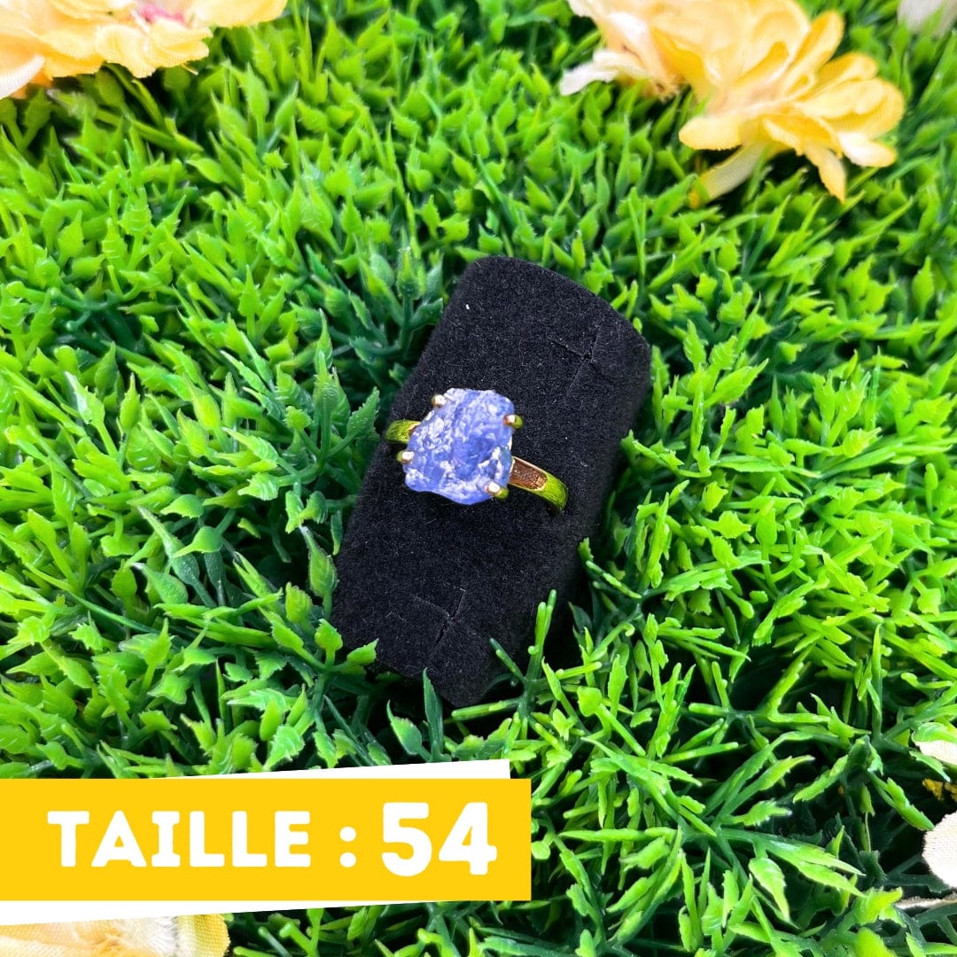 Bague Plaqué Or Tanzanite