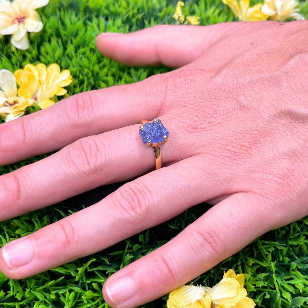 Bague Plaqué Or Tanzanite #11