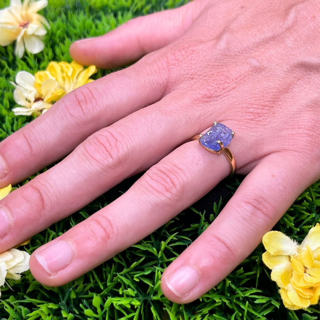 Bague Plaqué Or Tanzanite #2