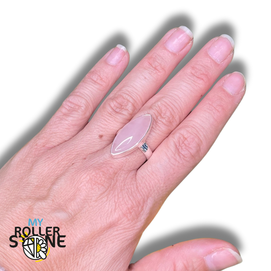 Bague Quartz Rose #15 - 52 - Bagues